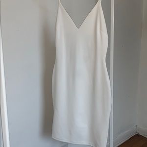 White dress with sparkly back straps